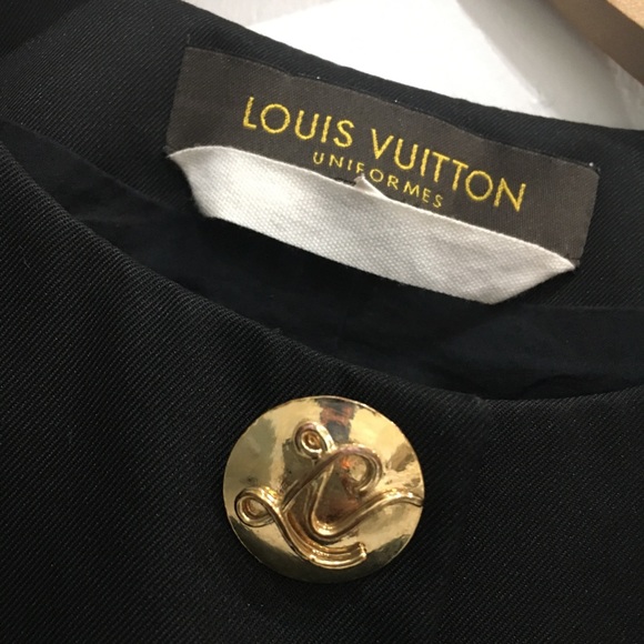 Louis Vuitton | Jackets \u0026 Coats | Louis Vuitton Uniform Jacket With Gold Lv  Button | Poshmark